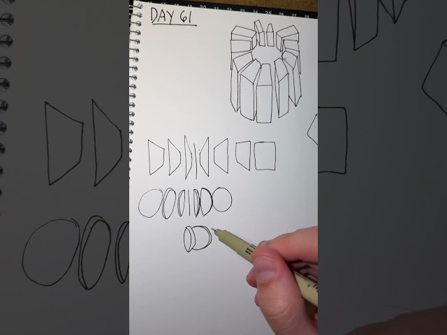 Day 61 learning to sketch. Struggling with circles