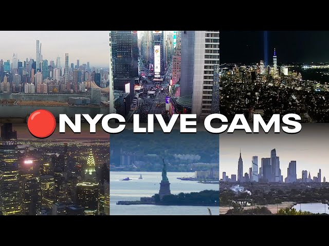 🔴 24/7 NYC Live Cam | Times Square, skyline, streets, more