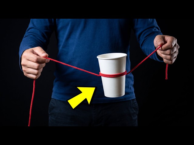 CRAZY Floating Cup Trick Finally Revealed!