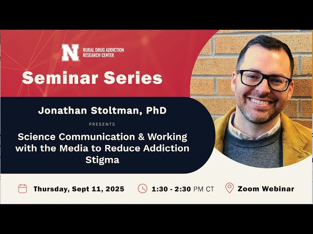 Science Communication & Working with the Media to Reduce Addiction Stigma | Dr. Stoltman