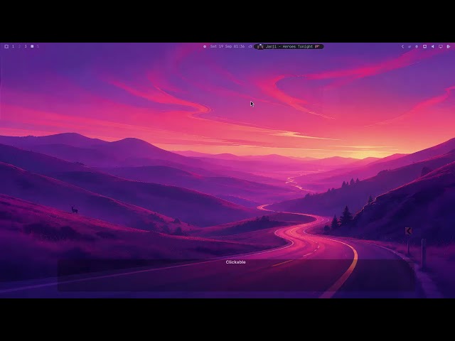I Made a macOS-style Dynamic Island for Omarchy