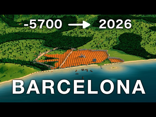 Barcelona - 3D Timelapse