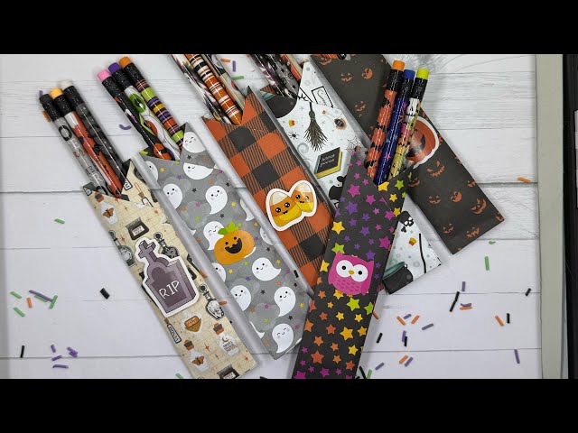 Pencil packs for craft fairs, trick or treaters, party favors!  SO easy!  An adorable and easy gift!