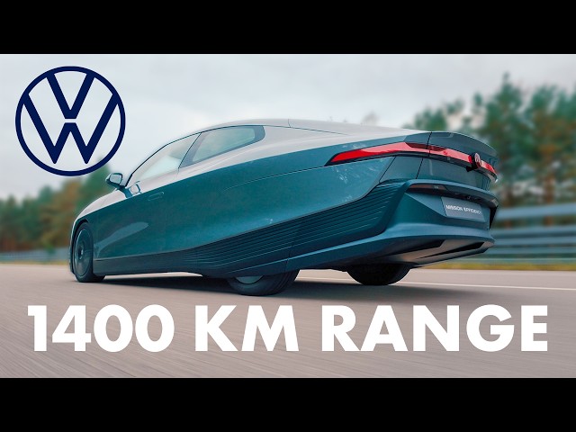 Volkswagen's 1,400 km Electric Car Is Real - VW Mission Efficiency