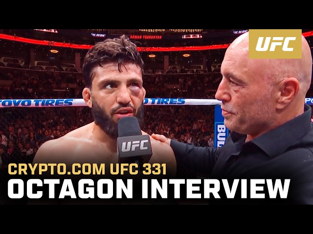 Arman Tsarukyan Octagon Interview | UFC 331