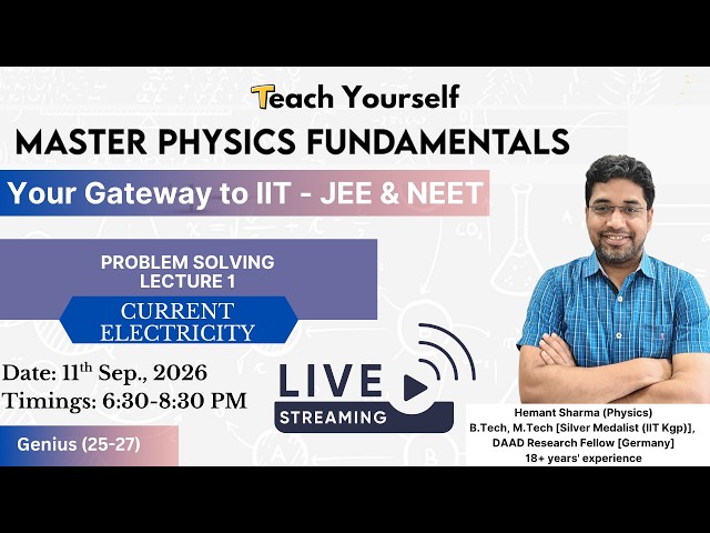 Problem Solving 1 : Current Electricity
