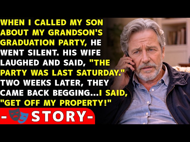 My Son Hosted My Grandson's Graduation Without Me—Two Weeks Later, They... | Dad Vindicated