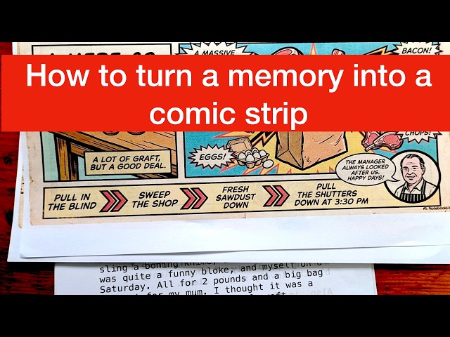 How to turn your story into a comic strip
