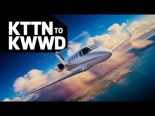 🛫 KTTN to KWWD | HondaJet | Real-World Weather | Microsoft Flight Simulator 2024