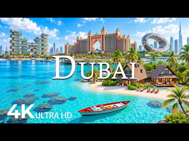 FLYING OVER DUBAI (4K UHD) – Soothing Music Along With Beautiful Nature Video - 4K Video ULTRA HD #3
