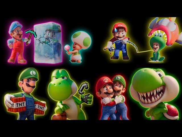 1500 The Super Mario Bros. Movie [Big Compilation] Sound Variations