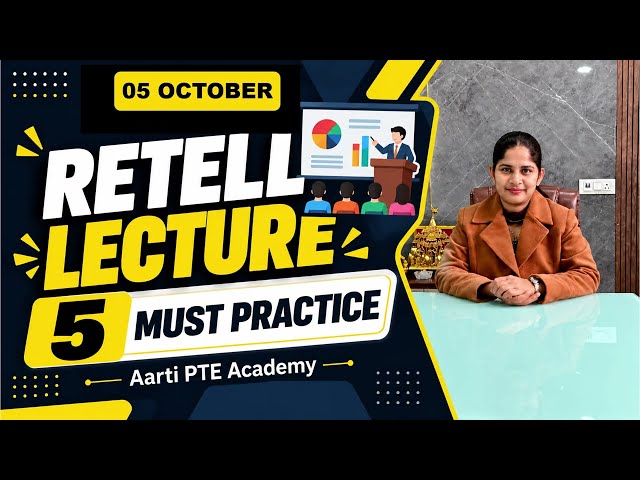 05 October PTE Retell Lecture Practice | Most Important Questions with Answers | PTE Prediction