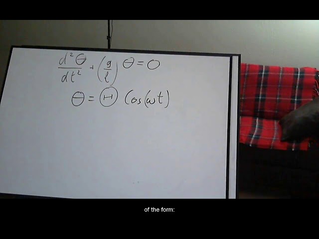 Simple Harmonic Oscillation: Pendulum