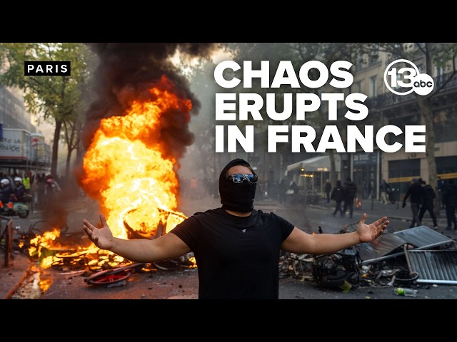 Rioting mars nationwide protests in France