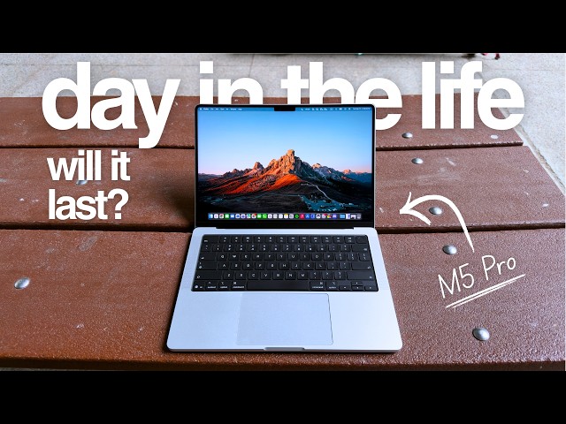 Uni Student Day In The Life | MacBook Pro M5 Pro Real World Battery Test