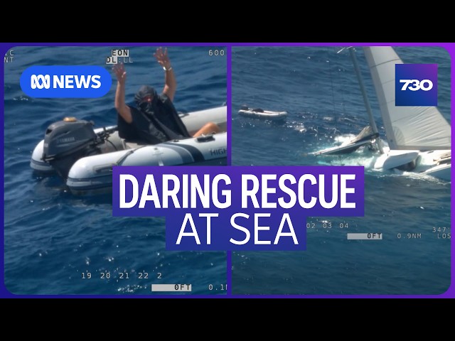 The extraordinary rescue of a lone Canadian sailor 1,000km from Australia | 7.30
