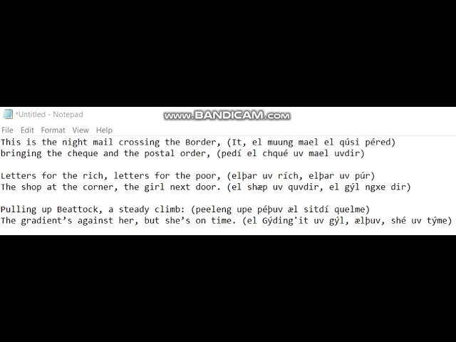 Conlang Testing