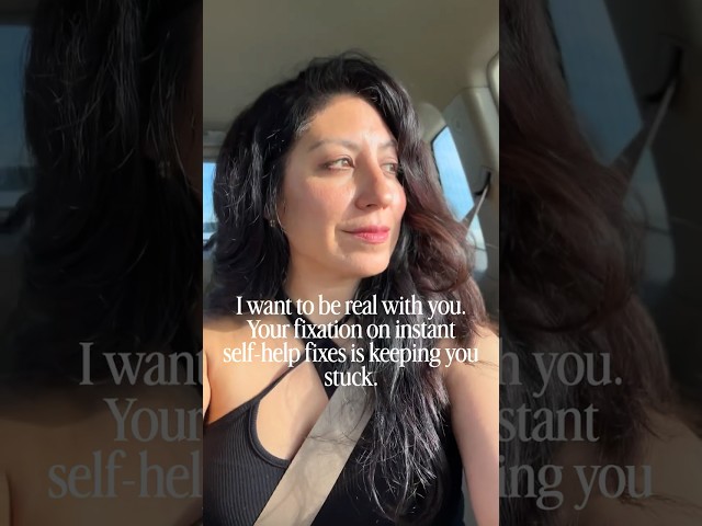 She Wanted a Magic  Bullet Self-Help Fix:  That Mindset Keeps You Stuck #shorts #selfhelp