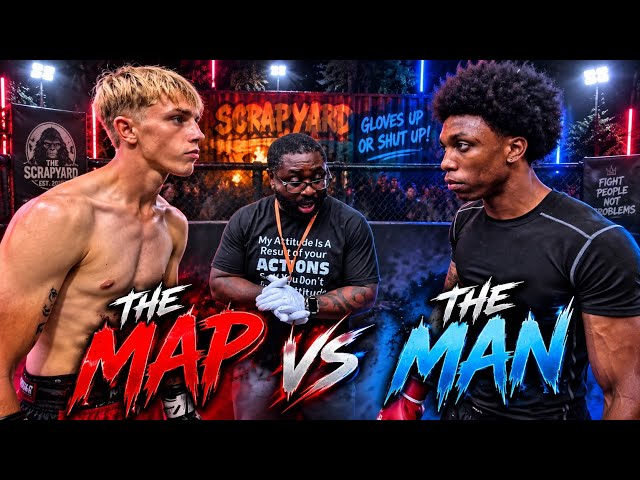 crazy paced Boxing Fight : The Map vs The Man