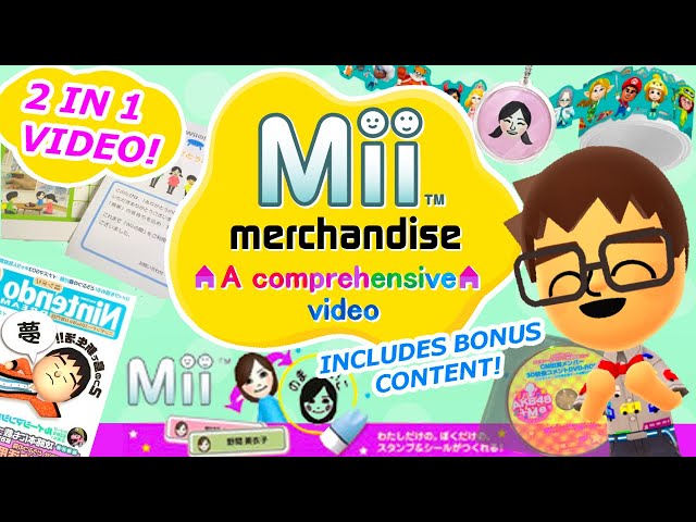 I Found Every Piece of Mii Merchandise (Definitive Edition)
