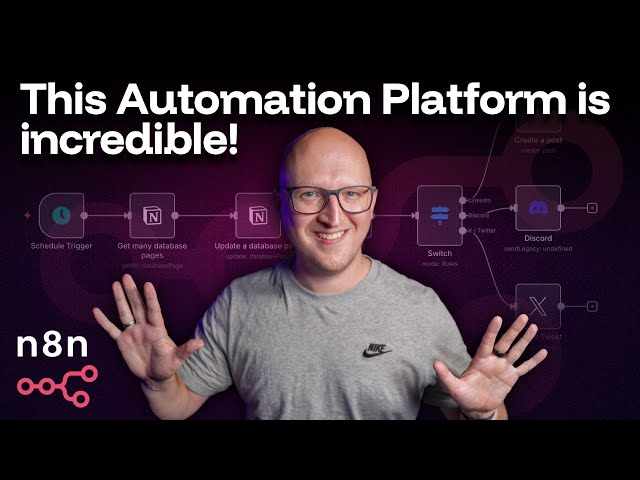 Self-hosted automation for EVERYTHING! // n8n Tutorial
