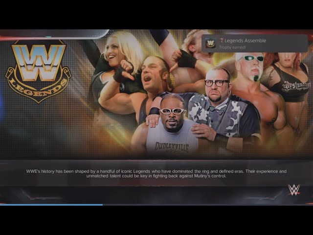 WWE 2K25 Legends Assemble Chose "Legendary Help" branch in Reclaim ending