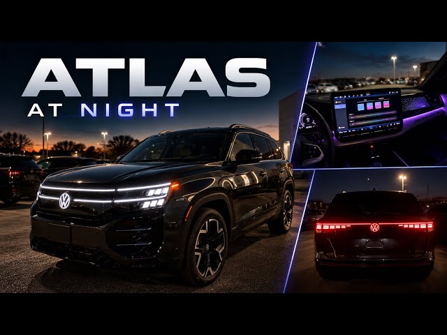 The 2027 Volkswagen Atlas Looks DIFFERENT at Night! 🌙