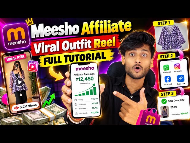 Instagram Viral Kurti Reel Kaise Banaye 🔥 | Chiku Outfit Style Reel Tutorial | Meesho Affiliate 2026