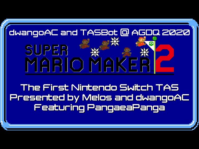 TASBot plays SMM2 on a real Switch! Super Mario Maker 2 bonus TAS for hitting $2.3m at AGDQ 2020