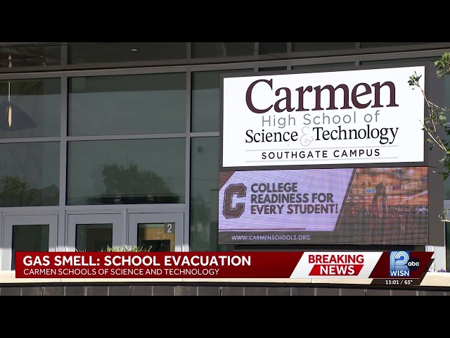 'Gas smell' at Carmen High School of Science and Technology causes students to get picked up