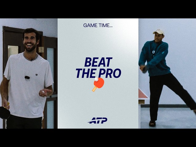 Can Our Tennis Players Beat A 20x Table Tennis World Champion?! 🤯 🏓