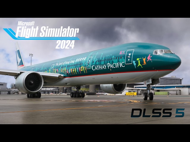 Microsoft Flight Simulator 2024 | B777-300ER|  Los Angeles ⌯✈︎ Kai Tak [DLSS 5]