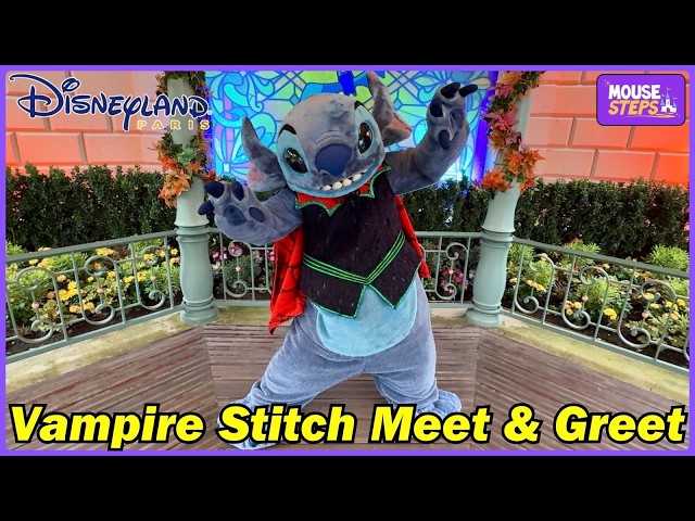 We Meet Vampire Stitch at Disneyland Paris Halloween Festival 2026