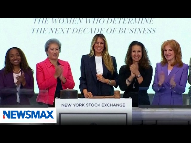 Melania Trump rings opening bell at NYSE with IMPERIA