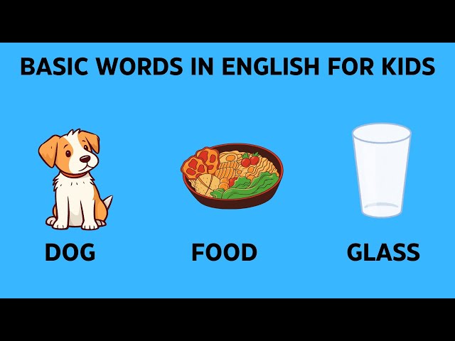 Basic Words In English || Preschool and Kindergarten || English RP || Part 4