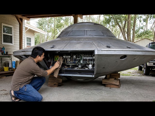 Man Builds DIY UFO BOAT from Scratch | Start to Finish by @Mr_Ho