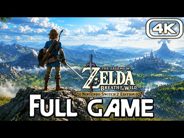 ZELDA BREATH OF THE WILD Gameplay Walkthrough FULL GAME (4K 60FPS) No Commentary