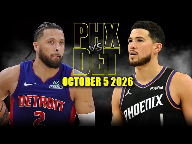 Detroit Pistons vs Phoenix Suns Full Game Highlights - October 5, 2026 | NBA Preseason