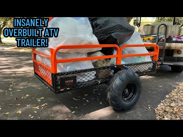 Vevor HEAVY DUTY Full Steel ATV Dump Trailer | Best Small Trailer I've EVER SEEN!
