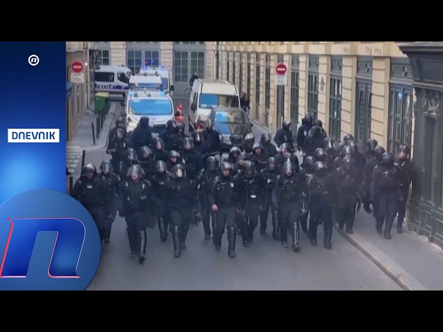 Protesti širom Francuske! Desetine hiljada demonstranata na ulicama, vodeni topovi i suzavac