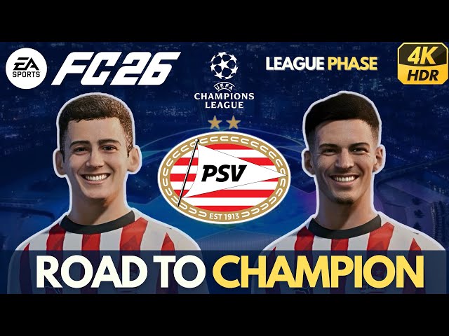 FC 26 CHALLENGE - ROAD TO CHAMPION | PSV VS ALETICO MADRID | CHAMPIONS LEAGUE | 4K HDR