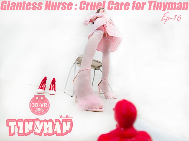 (3D-VR180) Tinyman Ep15 - Giantess Nurse : Cruel Care For Tinyman - Preview