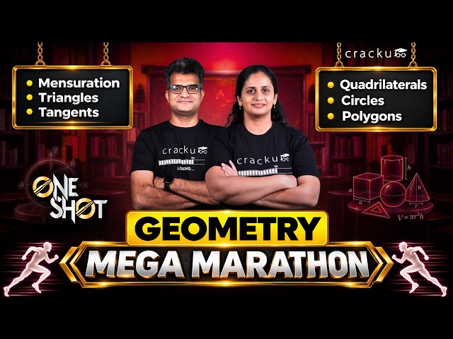 CAT 2026: Geometry One Shot Mega Marathon | CAT Quant Preparation by Maruti Sir & Sayali Ma’am