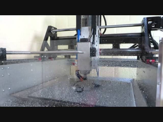 CNC aluminium milling test