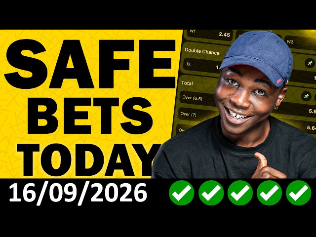 FOOTBALL PREDICTIONS TODAY 16/09/2026 SOCCER PREDICTIONS TODAY | BETTING TIPS, #footballpredictions