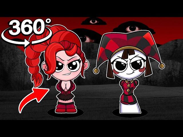 Sprunki POMNI And LILY LOVEBRAIDS React In 360! | Poppy Playtime 5, Digital Circus