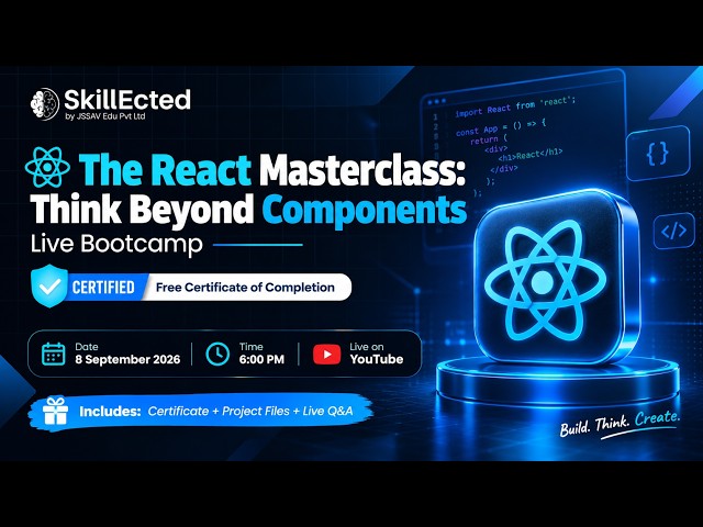 The React Masterclass: Think Beyond Components – Live Bootcamp