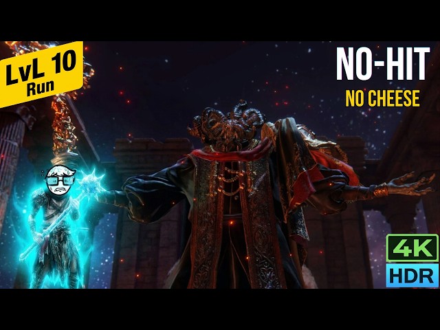 Mohg, Lord of Blood | NO HIT Level 10, Cold Morning Star | No Summons| Elden Ring | RL10 [4K HDR]