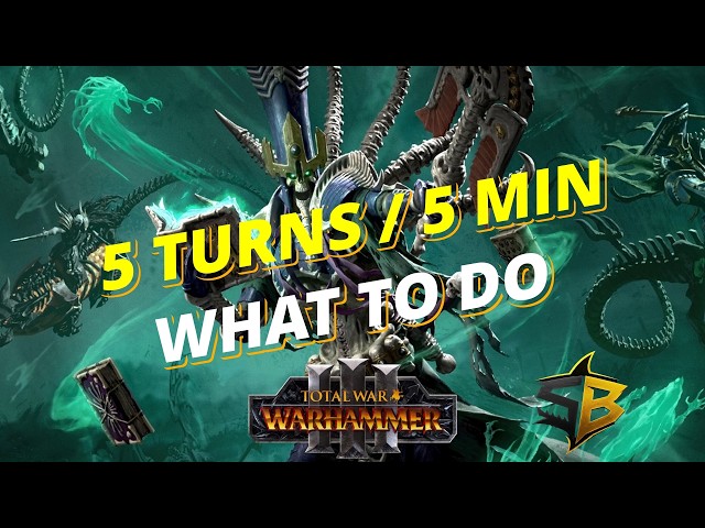 NAGASH 5 Turn / 5 Min Guide - Beginner Guide - Total War Warhammer 3 #totalwarwarhammer3