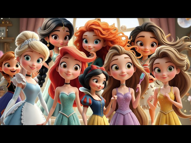 Princess Morning Routine Song | Healthy Habits for Kids | Preschool Learning